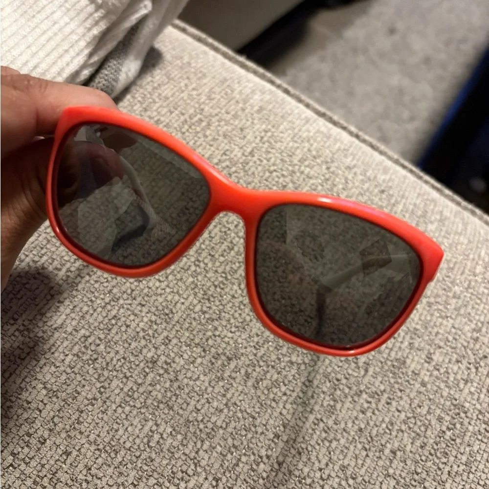 Nike Red and White Sunglasses